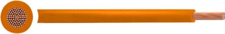 Produktbild RND Electronics Flexible Litze PVC, 0.75mm², Nur Kupfer, Orange, H05V2-K, 100m (100 m)