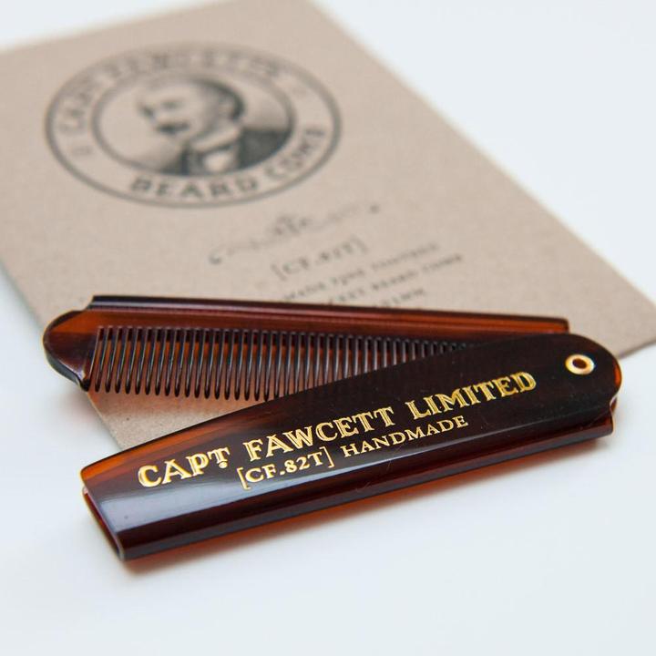 Produktbild Captain Fawcett Folding Pocket Moustache Comb