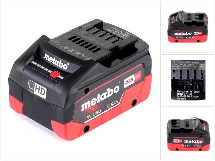 Image du produit Metabo Batterie d'outils 625368000 18 V 5 (18 V)