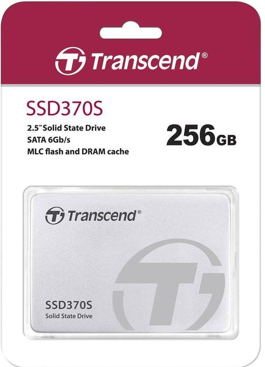 Actual product image Transcend 370s (256 GB, 2.5")