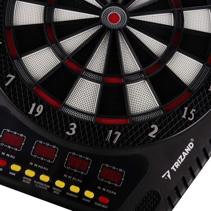 Image du produit Trizand Tableau de fléchettes électroniques avec 27 jeux et accessoires