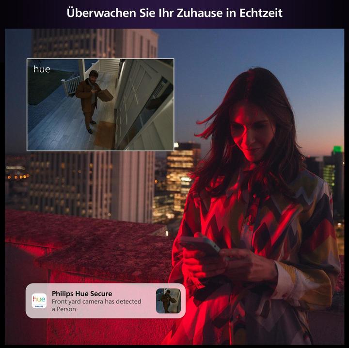 Image du produit Philips Hue Secure Caméra filaire avec support (1920 x 1080 Pixels)