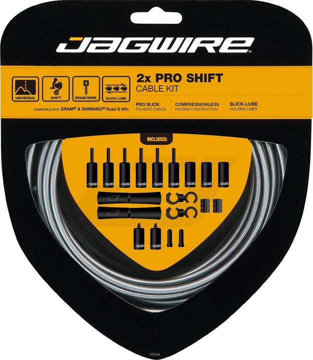 Productafbeelding Jagwire Shift Pro 4 mm SET Kabel/Huis Ice Grey
