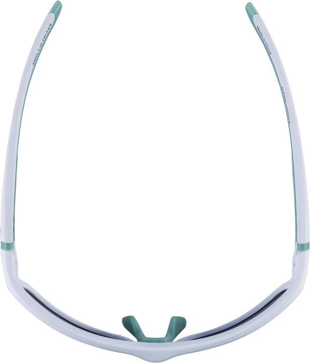 Produktbild ALPINA SPORTS Lyron S (White matt-pistachio, ceramic mirror emerald)