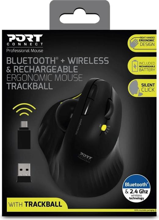 Produktbild Port Designs Ergonomische Maus (Kabellos)