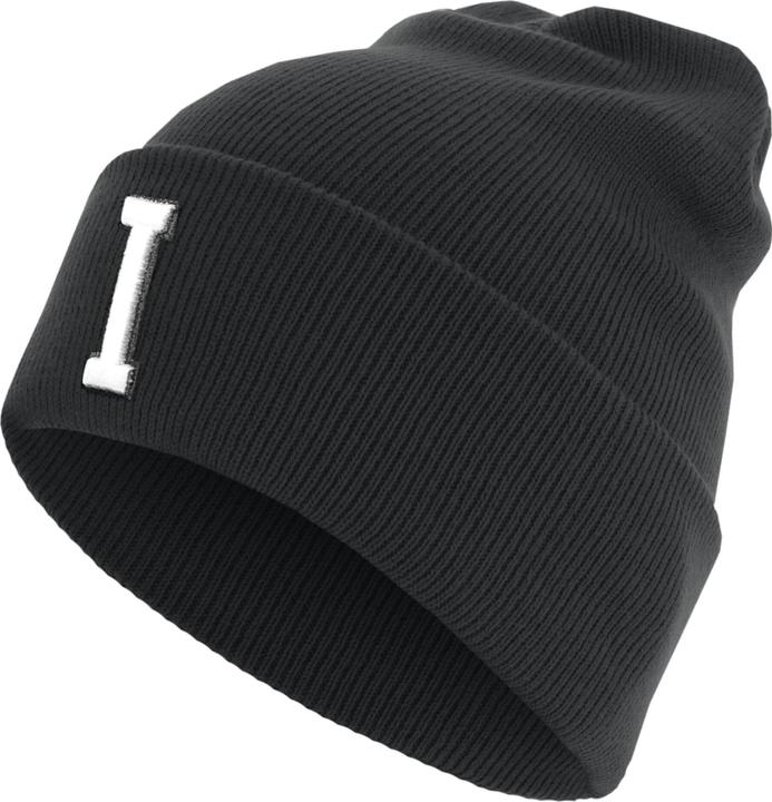 Masterdis Letter Cuff Knit Beanie (One Size)