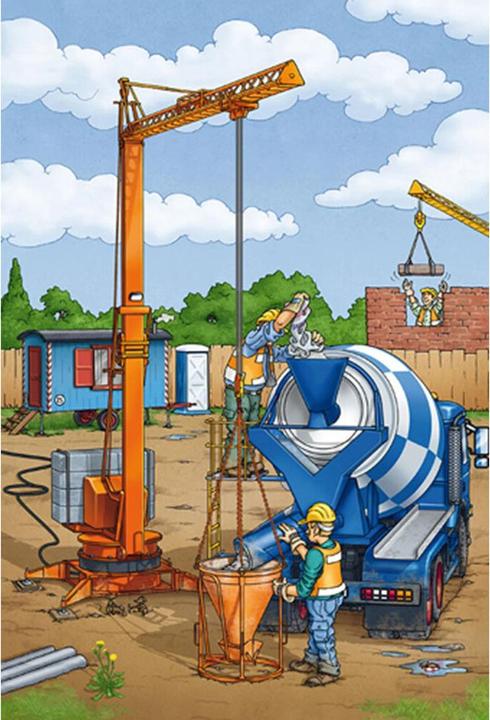 Immagine prodotto Schmidt Spiele Sul cantiere 3x (72 pezzi)