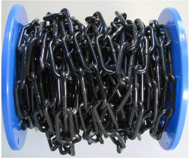 Actual product image Dörner + Helmer Round Steel Chain Black Steel Galvanized 171931 15 m (171931) (15 m)