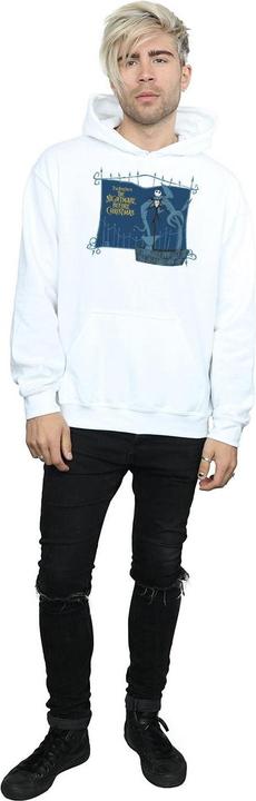 Actual product image Disney Mens Nightmare Before Christmas Jack And The Well Hoodie (S)