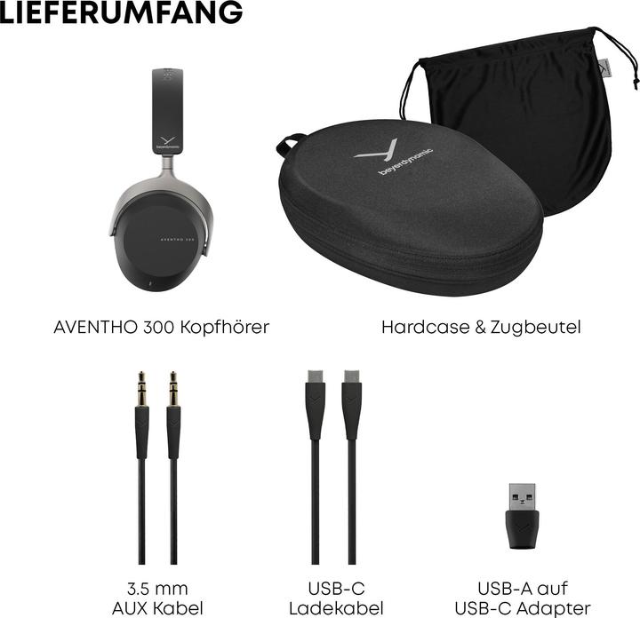 Productafbeelding Beyerdynamic Aventho 300 (ANC, 50 h, Draadloze)