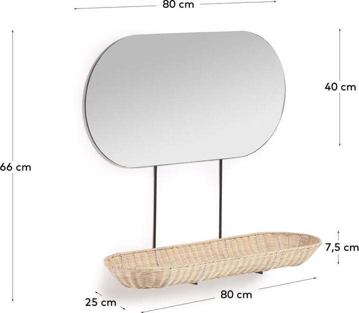 Image du produit Kave Home Ebian (29 x 80 cm)