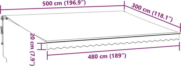 Actual product image VidaXL Lado (5 m)