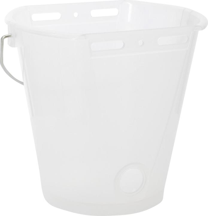 Produktbild Kerbl Tränkeeimer weiss transparent mit Skala, ohne Zubehör