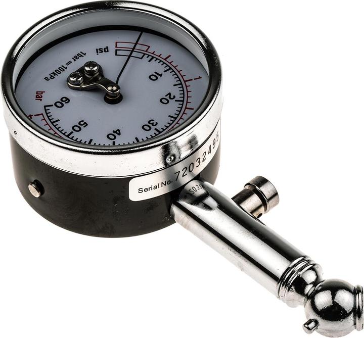 Immagine prodotto Rs Pro Manometro per pneumatici, tipo a quadrante, 60psi