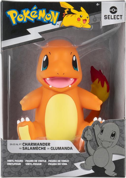 Actual product image Jazwares Pokémon Vinyl Figure Charmander 8 cm