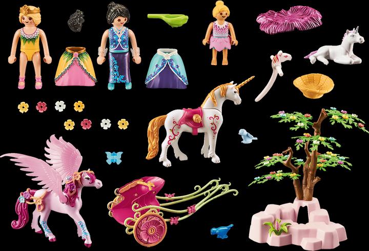 Produktbild Playmobil Einhornkutsche mit Pegasus (71002, Playmobil Magic)