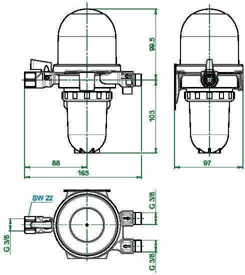Image du produit Oventrop Filtre à fioul/purgeur Toc-Duo-3