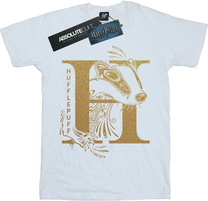 Hufflepuff Glitter TShirt Jungen