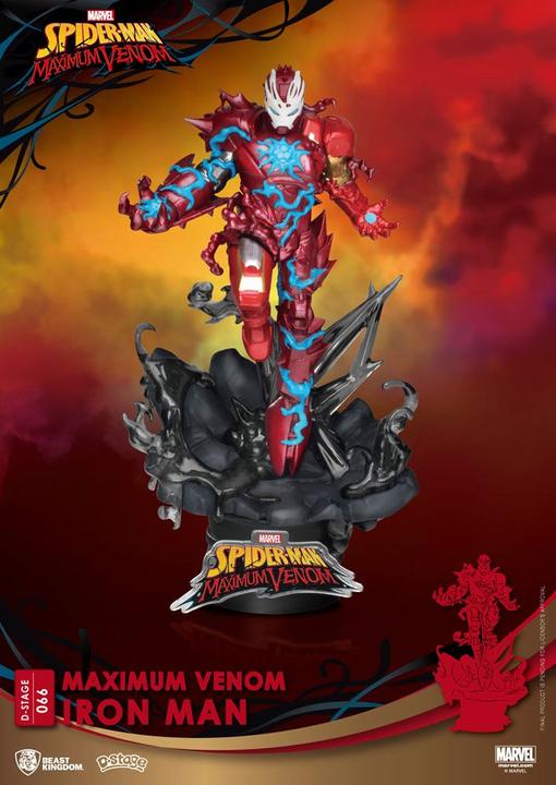 Produktbild Beast Kingdom Statua Marvel D-Stage Diorama Maximum Venom Iron Man