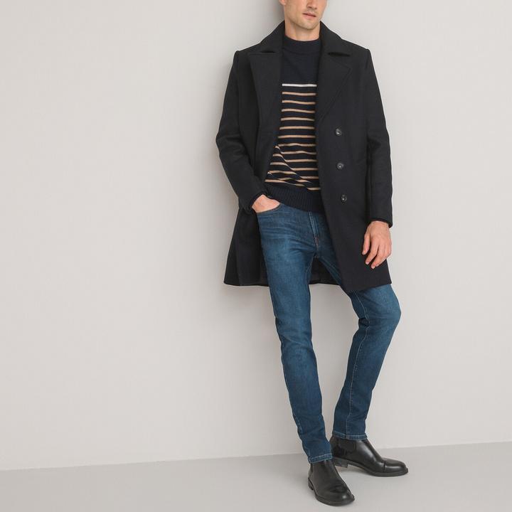 Produktbild La Redoute Collections Gestreifter Pullover im Matrosenstil (XL)
