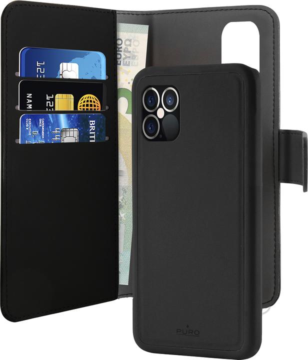 Actual product image Bigben PUROFOLIOMAGNIP1267B Cell Phone Protective Case (6.68 Inch) Wallet Case (Apple iPhone 12 Pro Max)