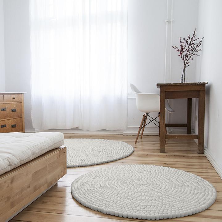 Immagine prodotto Myfelt Tappeto Palla di feltro Linéa (Ø 120 cm)