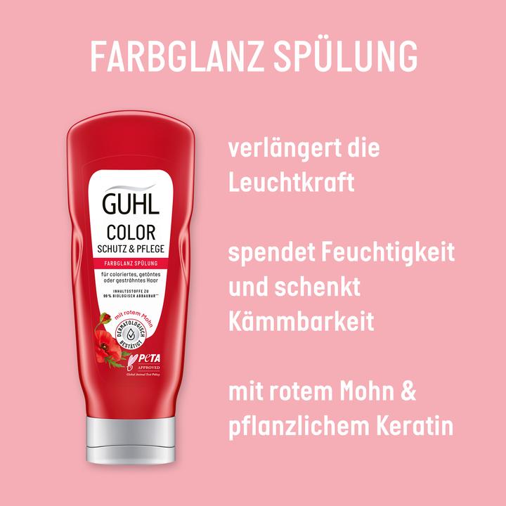 Actual product image Guhl Color Schutz & Pflege Spülung Farbglanz (200 ml)