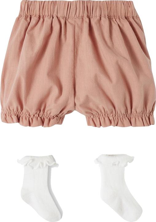 Immagine prodotto Vertbaudet Set da bambina: pantaloncini e calzini (80)