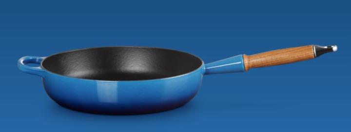 Immagine prodotto Le Creuset Padella Sig 28cm Azzurra (28 cm, Padella per friggere, Ghisa)