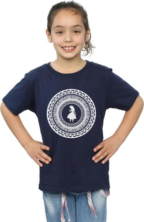 Immagine prodotto Disney Girls Alice In Wonderland Circle Cotton T-Shirt (140, 146)