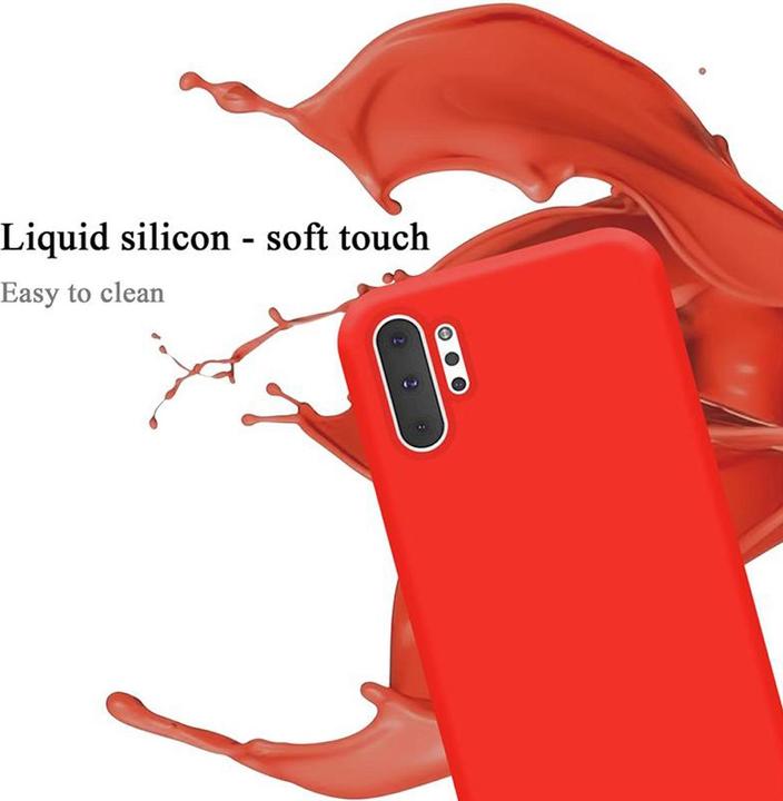 Actual product image Cadorabo TPU Liquid Silicone Case Cover (Samsung Galaxy Note 10 Pro, Samsung Galaxy Note 10 Plus)