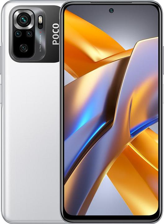 Xiaomi Poco M5s (128 GB, White, 6.43", Dual SIM, 64 Mpx, 4G)