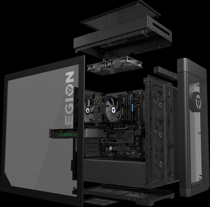 Actual product image Lenovo Legion T7 (Intel Core i7-10700KF, 16 GB, 1000 GB, GeForce RTX 3060 Ti)