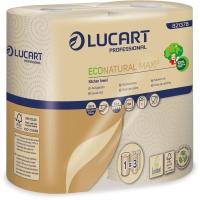 Produktbild Lucart Küchenrolle Econatural, 2-lagig, Packung à 2x 150 Blatt, beige