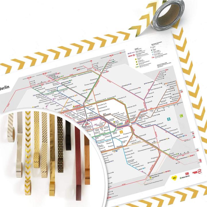 Produktbild BVG Berlin - Netzplan Berlin (150 x 120 cm)
