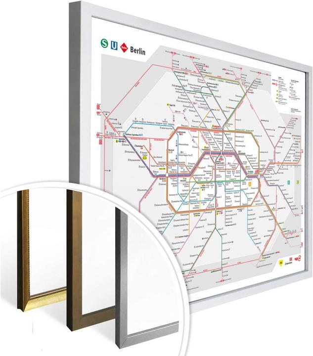 Produktbild BVG Berlin - Netzplan Berlin (150 x 120 cm)