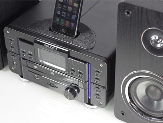 Produktbild Audio Scott i-WXH 85, HiFi-Anlage, CD, Ipod Dock, USB, 40 Watt