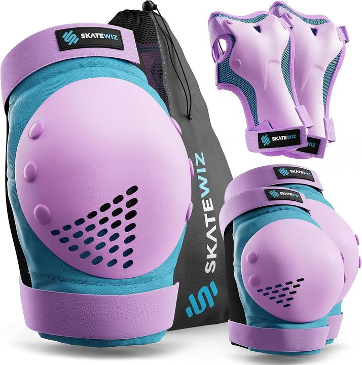 Image du produit Skatewiz Protections de patin (L, Coudes, Protège-poignets, Genouillère, 6 pièces)