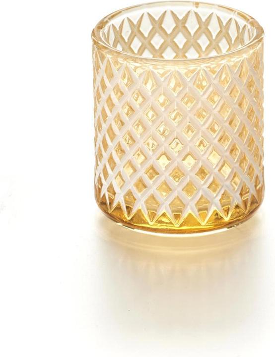 Balthasar Windlicht Crystal 7.8 cm, Orange (1 x, 8 x 8 x 9 cm)