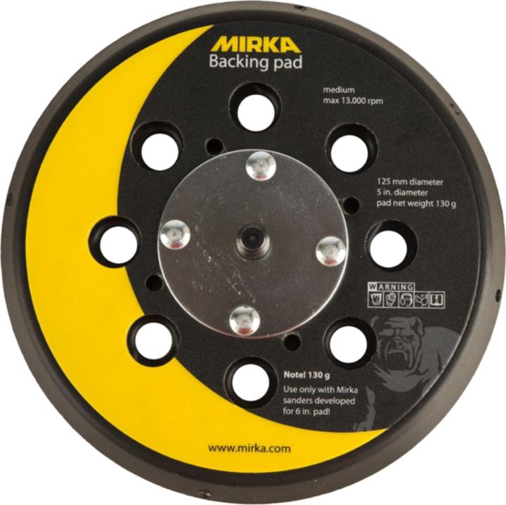 Image du produit Mirka Plateau de ponçage Abranet 125mm 5/16" Grip 28L 130g M