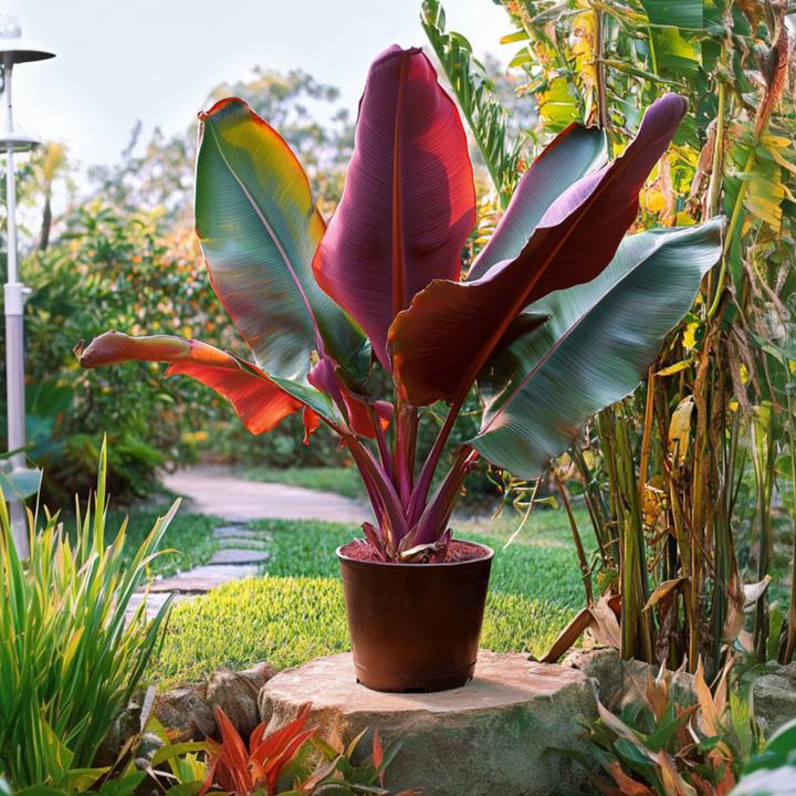 Immagine prodotto Plant in a Box Ensete ventricosum Maurelli - Set di 2 banane rosse (20 cm)