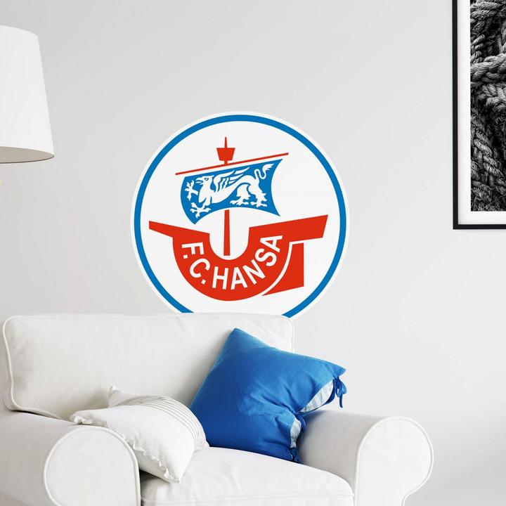 Image du produit FC Hansa Rostock Logo du Hansa Rostock (80 x 80 cm)