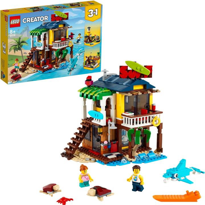 Image du produit LEGO Maison de plage des surfeurs (31118, LEGO Creator 3-in-1)