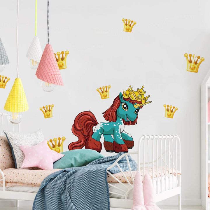 Image du produit Wall-Art Filly Unicorn Party Agnix (90 x 90 cm)