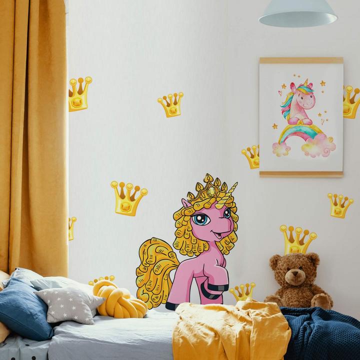 Produktbild Wall-Art Filly Unicorn Party Samba (90 x 90 cm)