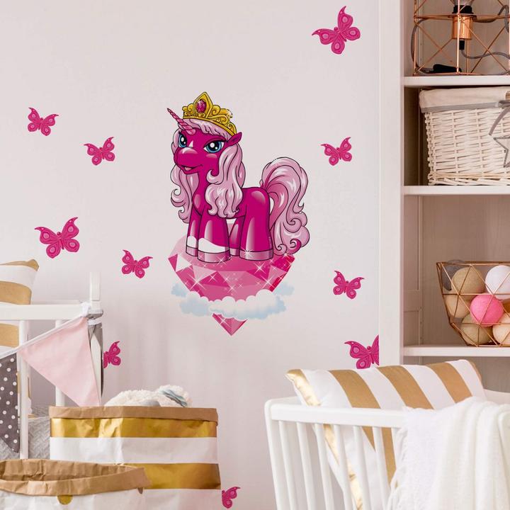 Produktbild Wall-Art Filly Unicorn Beauty Zara (90 x 90 cm)