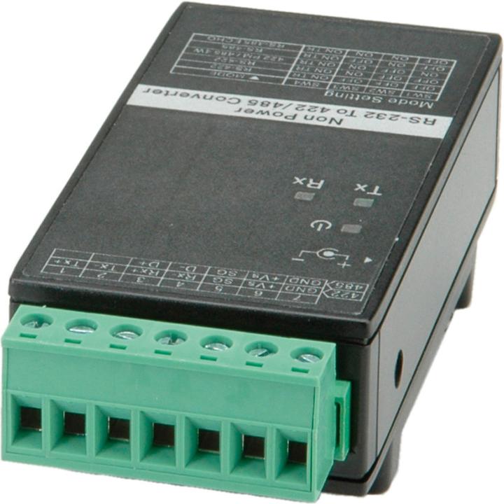 Immagine prodotto Roline Convertitore da RS232 a RS422/485 per guida DIN, autoalimentato