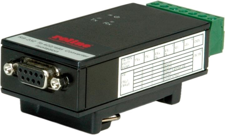 Immagine prodotto Roline Convertitore da RS232 a RS422/485 per guida DIN, autoalimentato