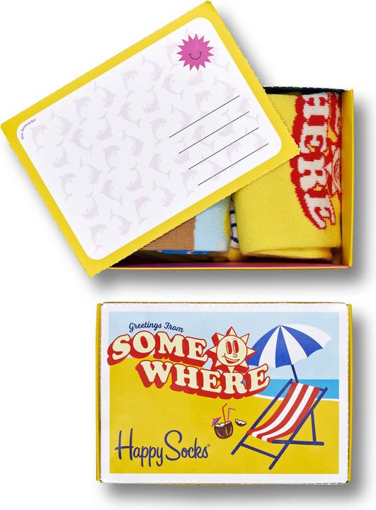 Image du produit Happy Socks Wish You Were Here Gift Set (lot de 2, 36 - 40)