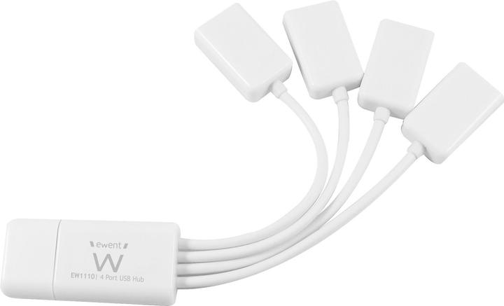 Produktbild Eminent EW1110 - Hub - 4 x USB 2.0 - Desktop (USB-A, 4 Ports)